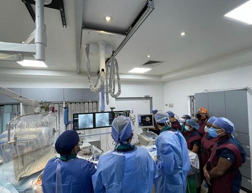 Se realiza la primera Rotablación Coronaria en Hospital El Pilar (29 Noviembre 2022)